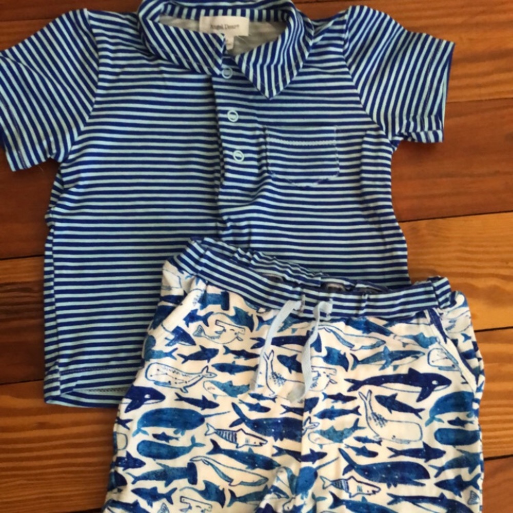 3-6m angel dear set